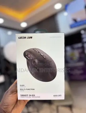 Green Lion Smart Oled Vertical Mouse