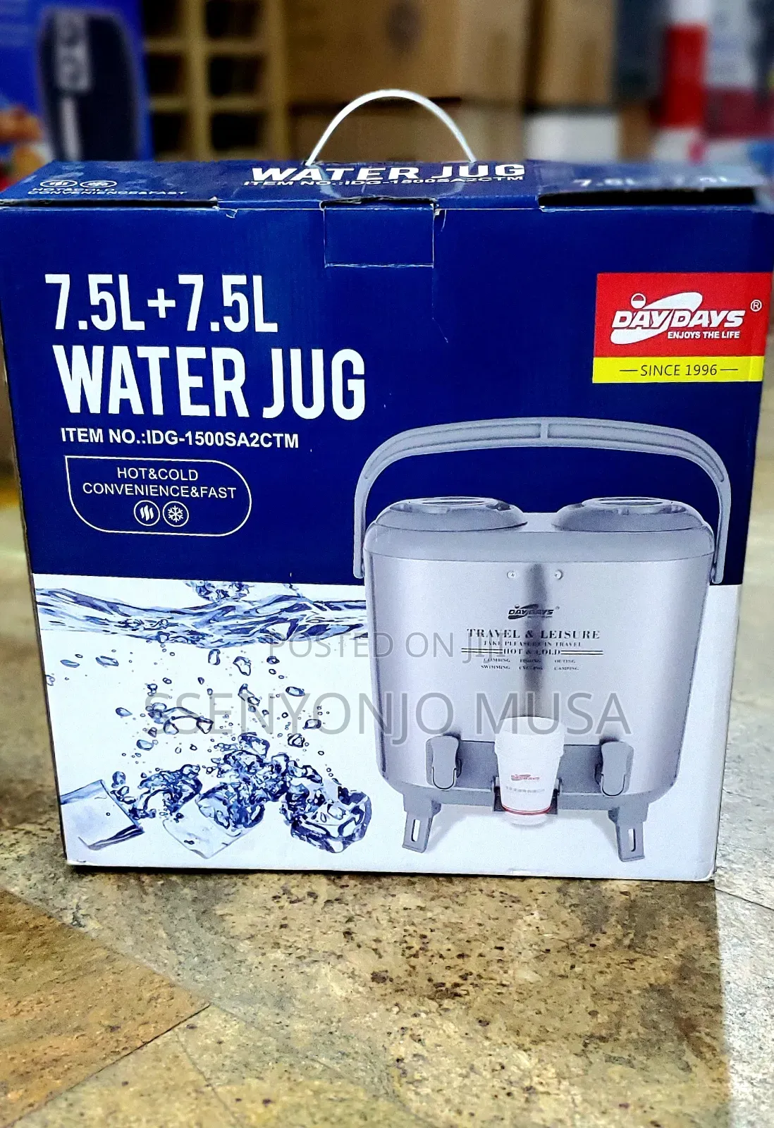 Day Days 7.5l+7.5l Hot Cold - Dispenser Flask