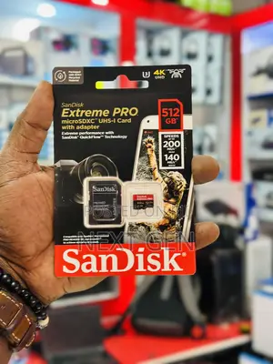 Sandisk 512gb Extreme Pro Microsd Uhs I Card for Video