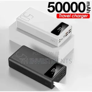 Power Bank 50000 Mah Portable Charger Led External Mobile 