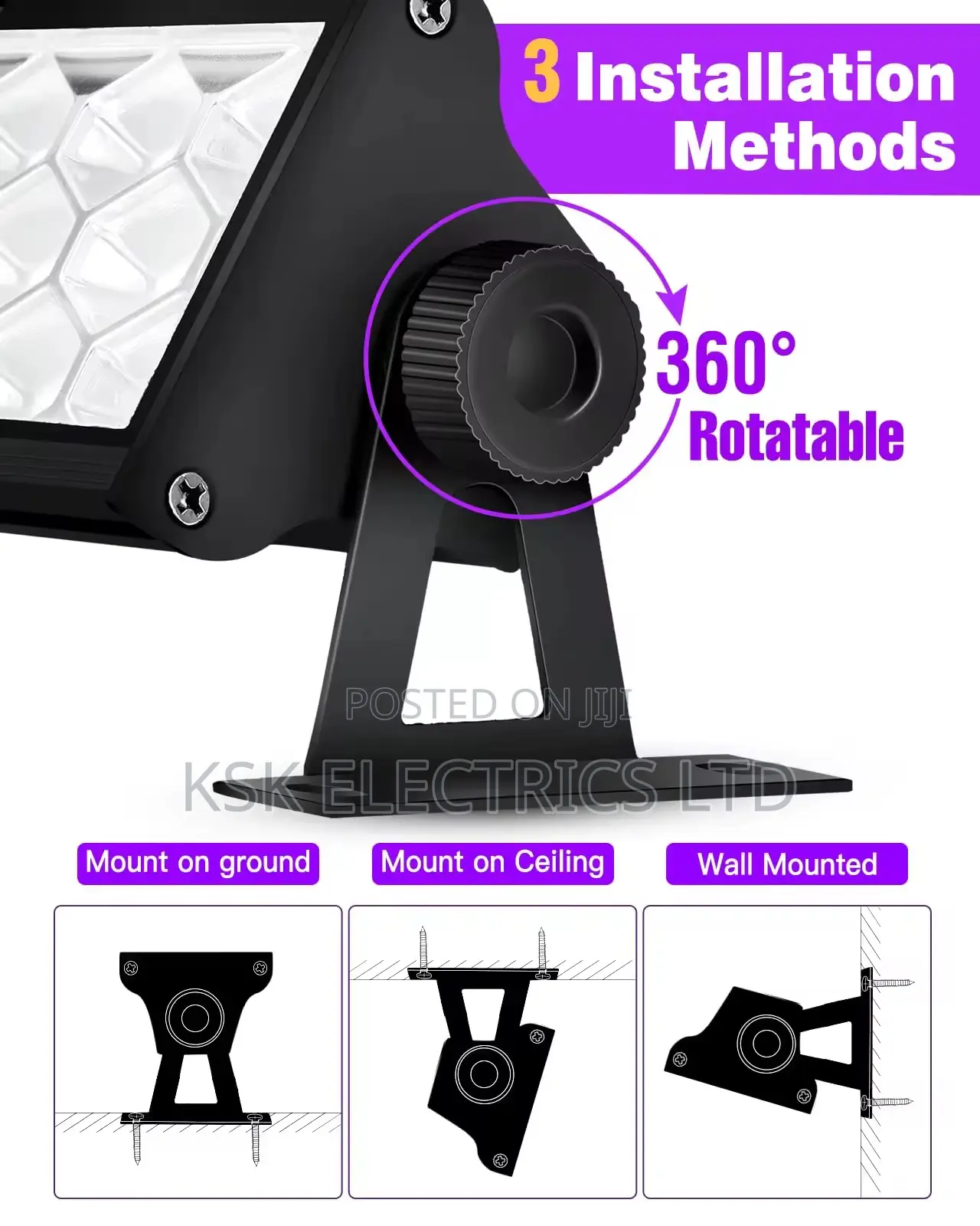 48w Black Light Party Stage Led Light Bar Concert Atmosphere