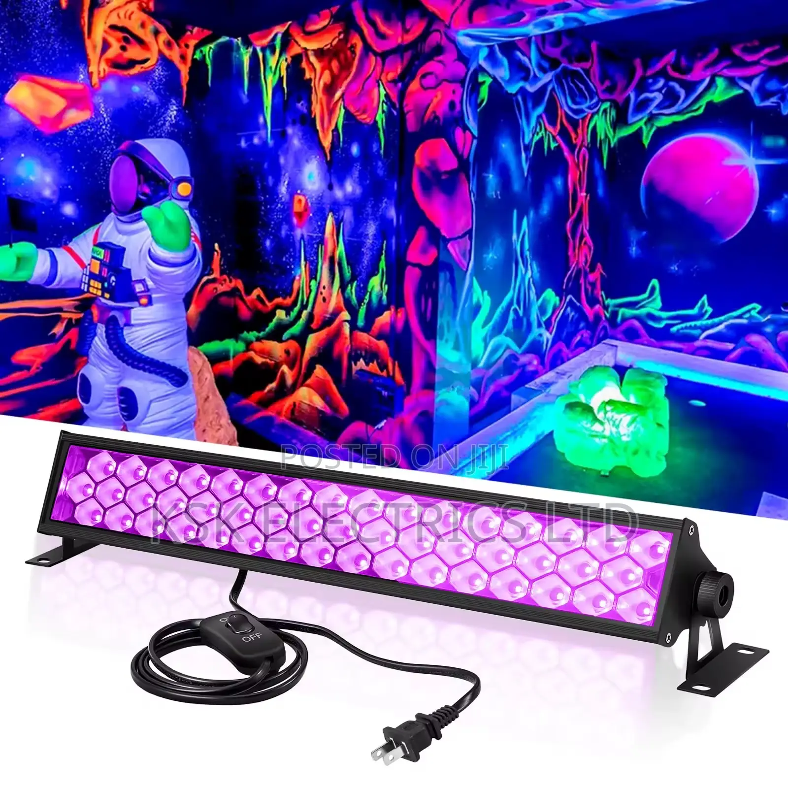 48w Black Light Party Stage Led Light Bar Concert Atmosphere