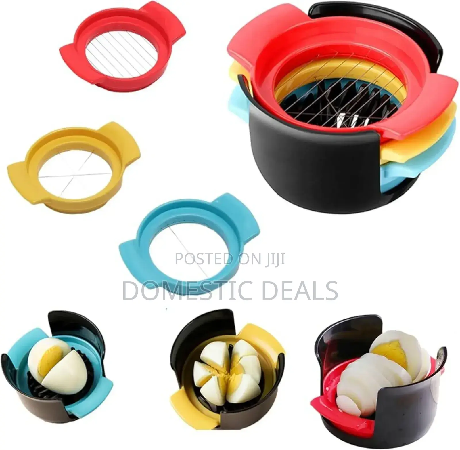 3in1 Egg Slicer for Hard Boiled Eggs