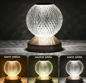 Luxurious Crystal Night Light Desk Lamps