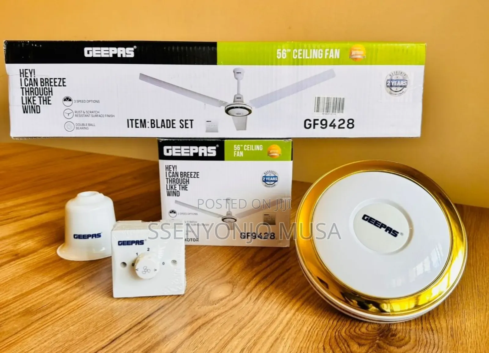 Geepas 56inchs 3-Blade Ceiling Fan