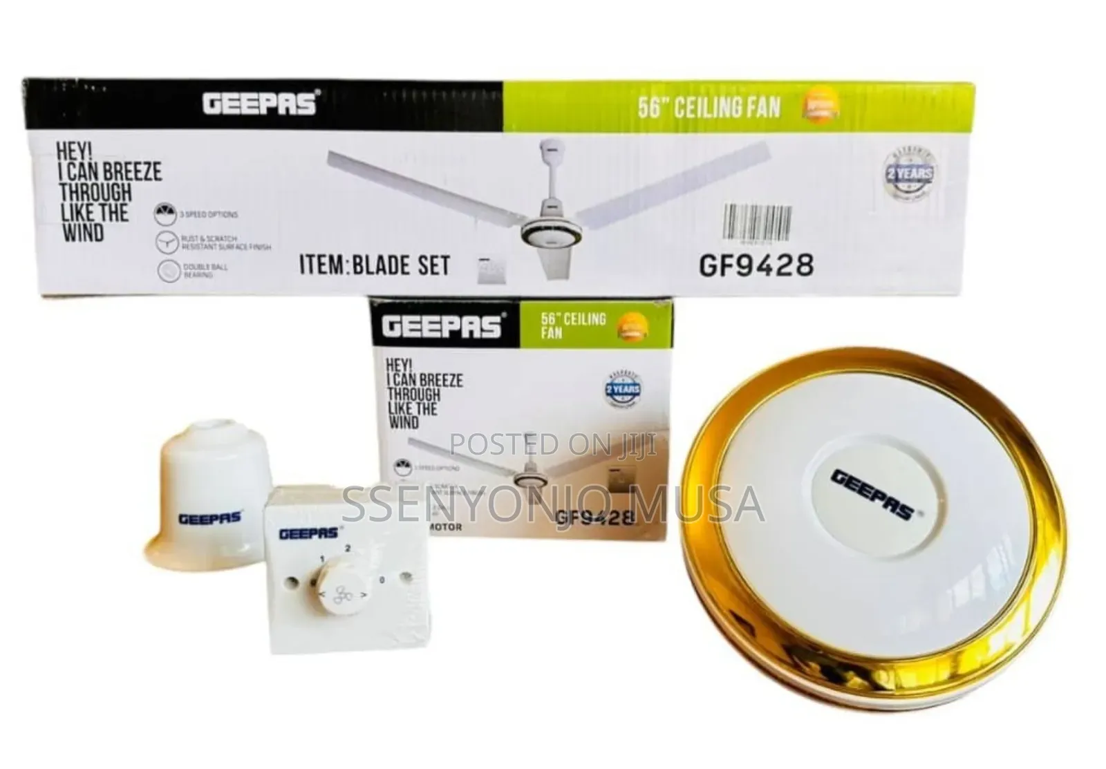Geepas 56inchs 3-Blade Ceiling Fan