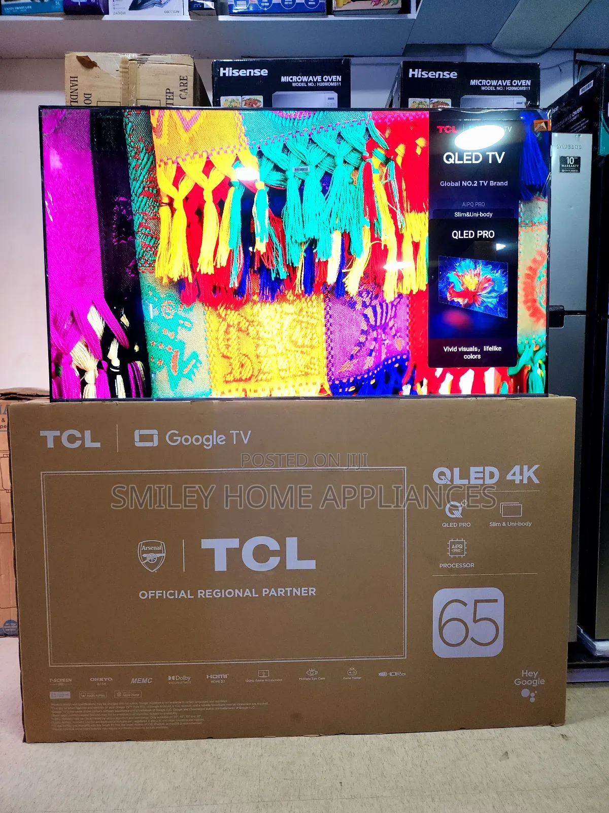 TCL Qled4k Pro Version With Aipq Fast Processor Android Tv