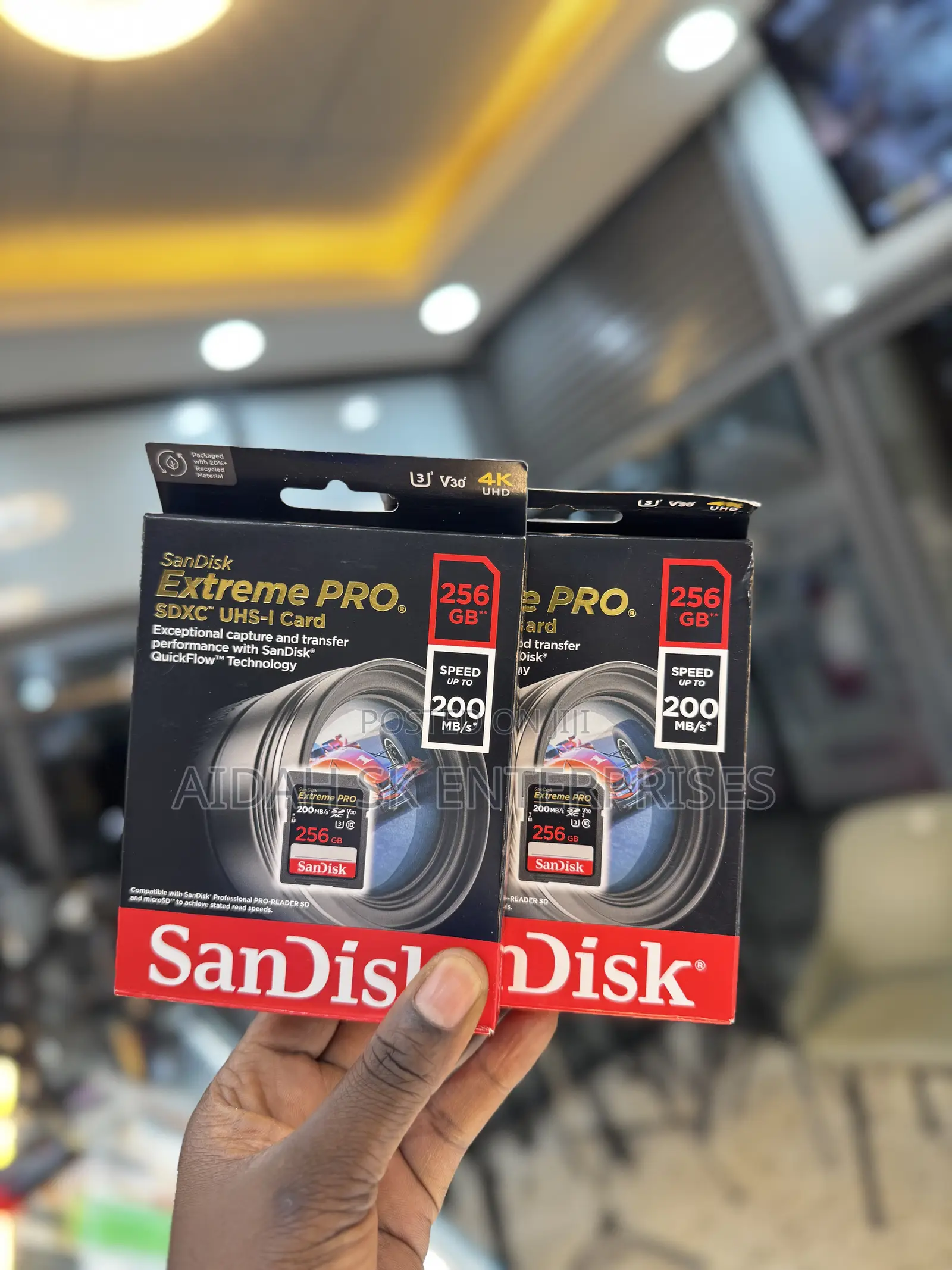 Sandisk 256gb Extreme Pro SDXC Uhs-I Memory Card