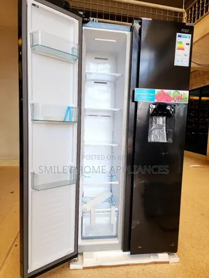 Pixels 515ltrs Side by Side Refrigerator Black