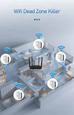 Wifi Extender- Range Extender- Repeater- 300mbps- 70m Long