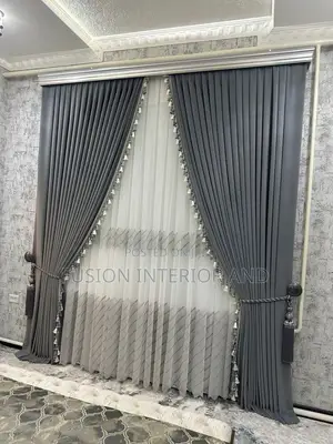 Dark Grey Luxury Curtains