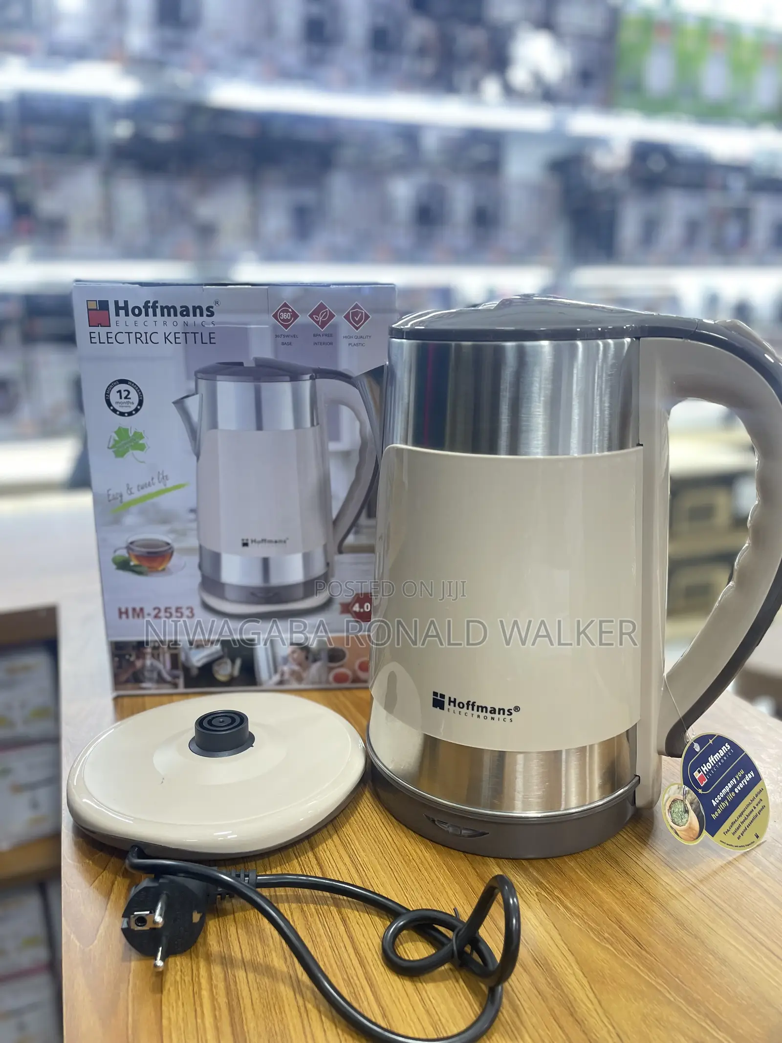 4l Electric Kettle/ Percolator