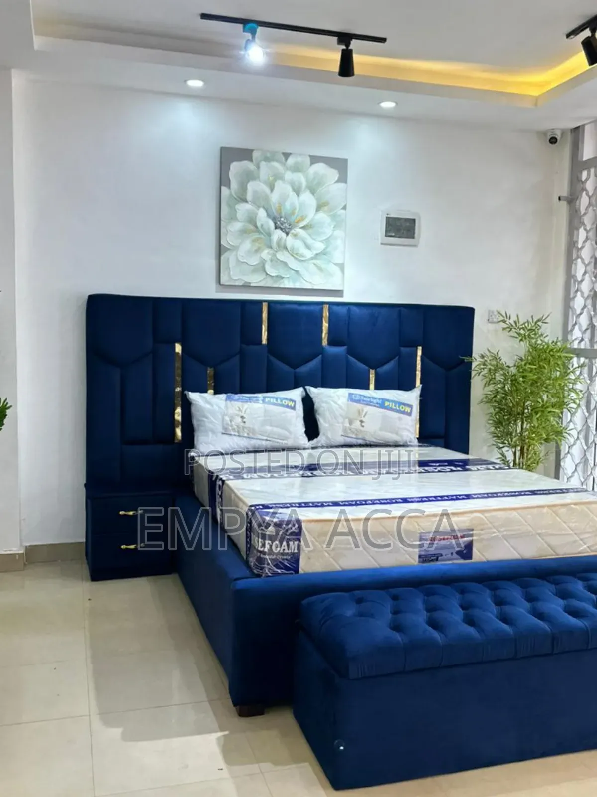 Blue Sticker Master Bed