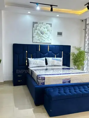 Blue Sticker Master Bed