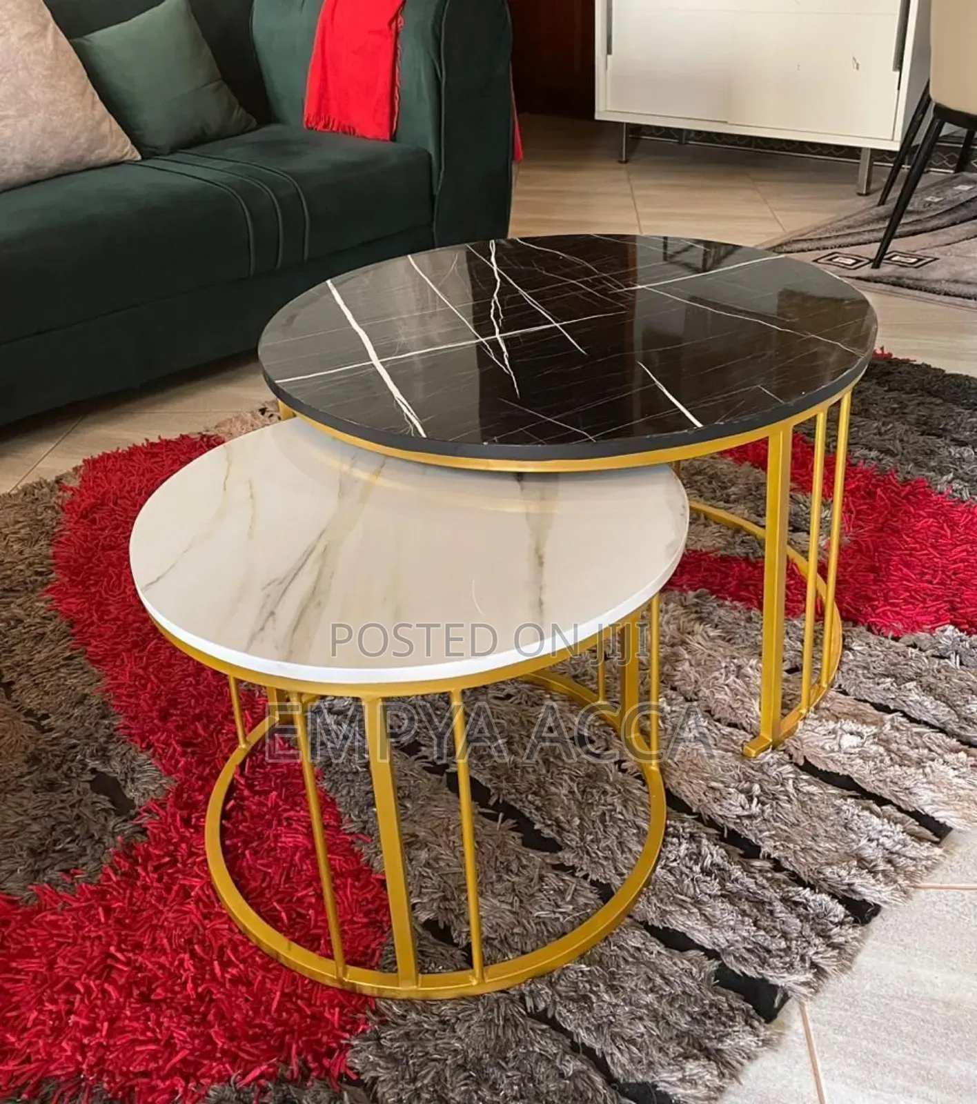 Circle Centre Table Gold