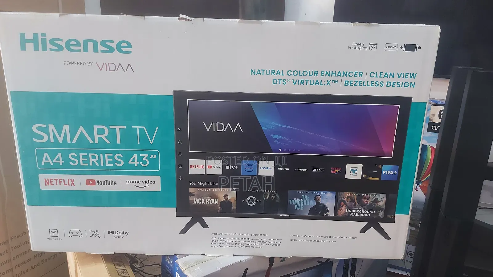 43 Hisense Smart Frameless Tv