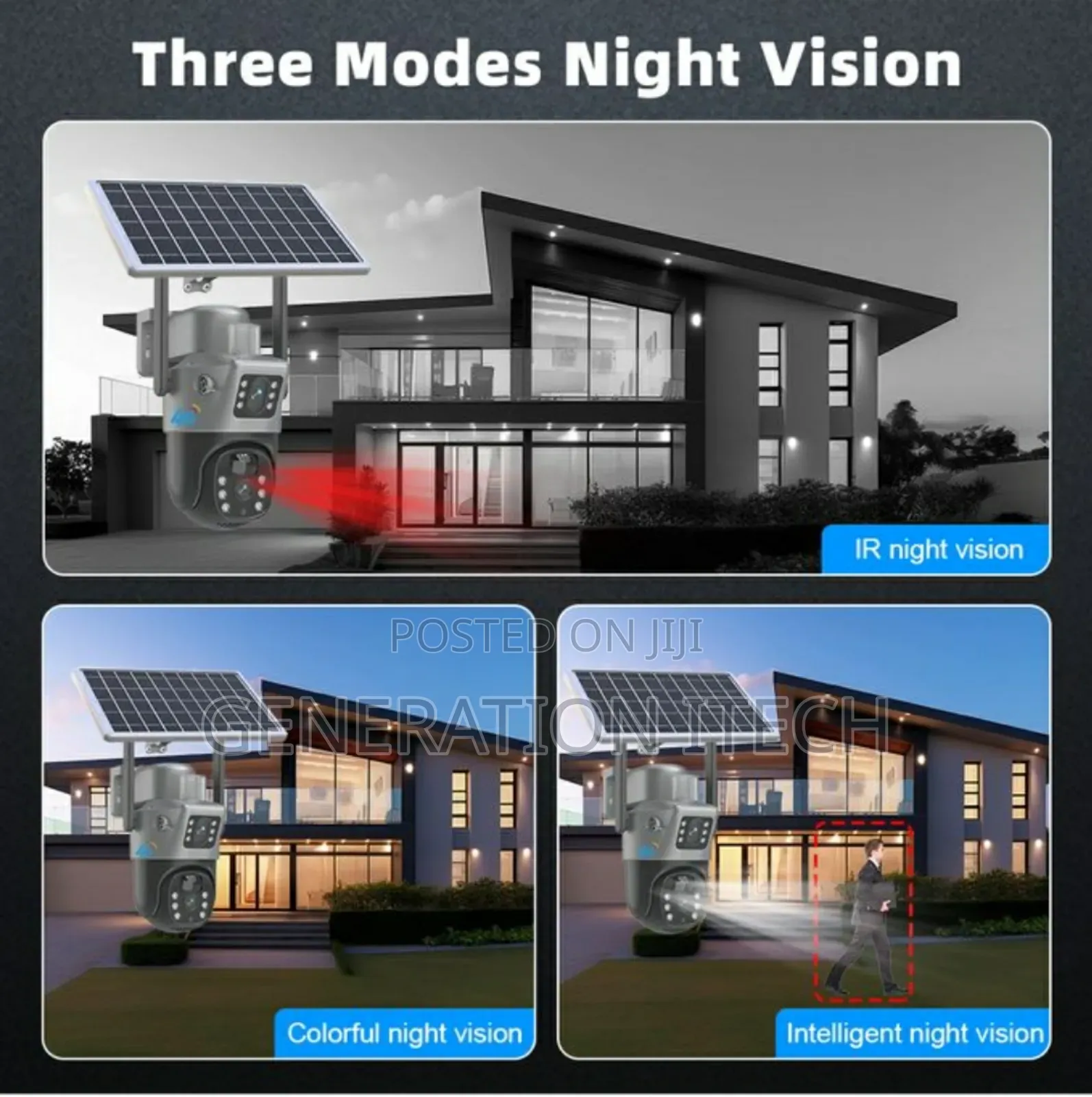 Solar Powered Camera With Simcard-Smart, Waterproof -4g