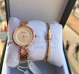 Gold Curren Blanche Watch