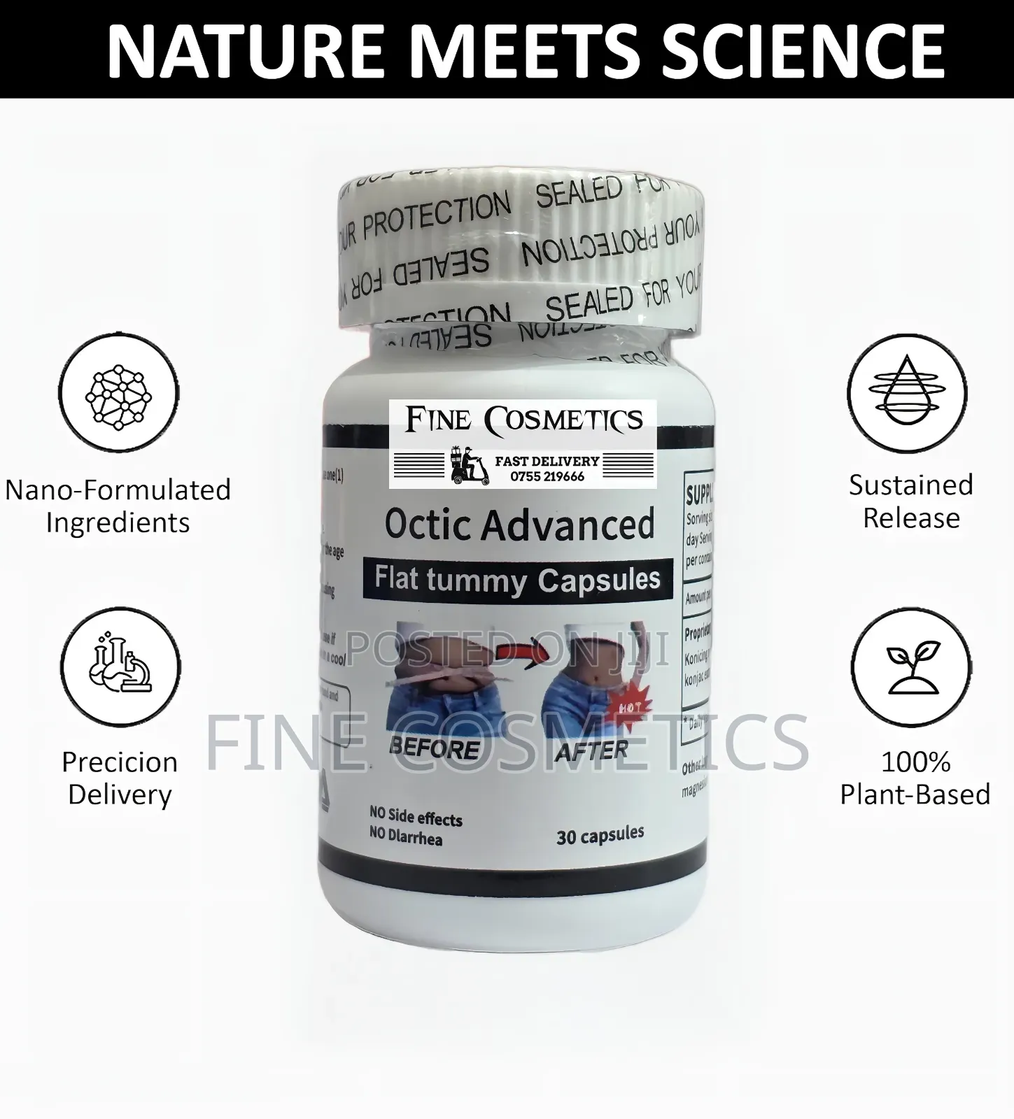 Original Octic Advanced Flat Tummy Upper Body Slimming Pills
