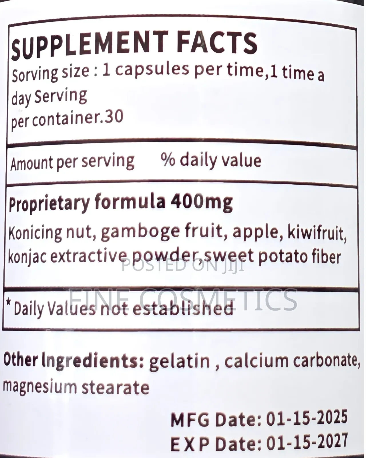 Original Octic Advanced Flat Tummy Upper Body Slimming Pills