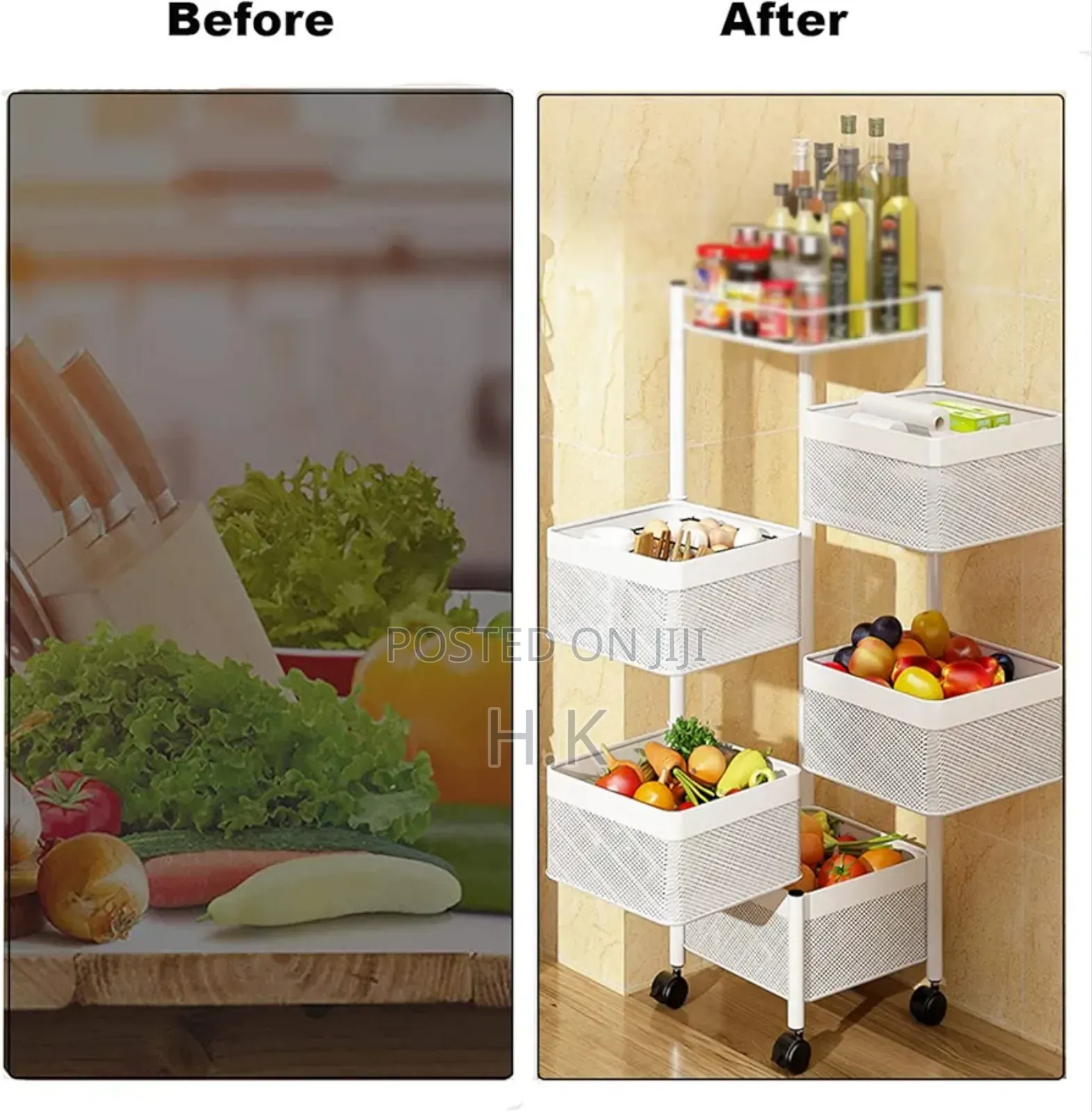 Rotating Kitchen Rack