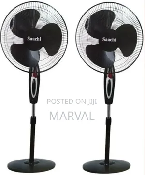 Saachi 16 Inch Stand Fans With a Powerful Motor Adjustable