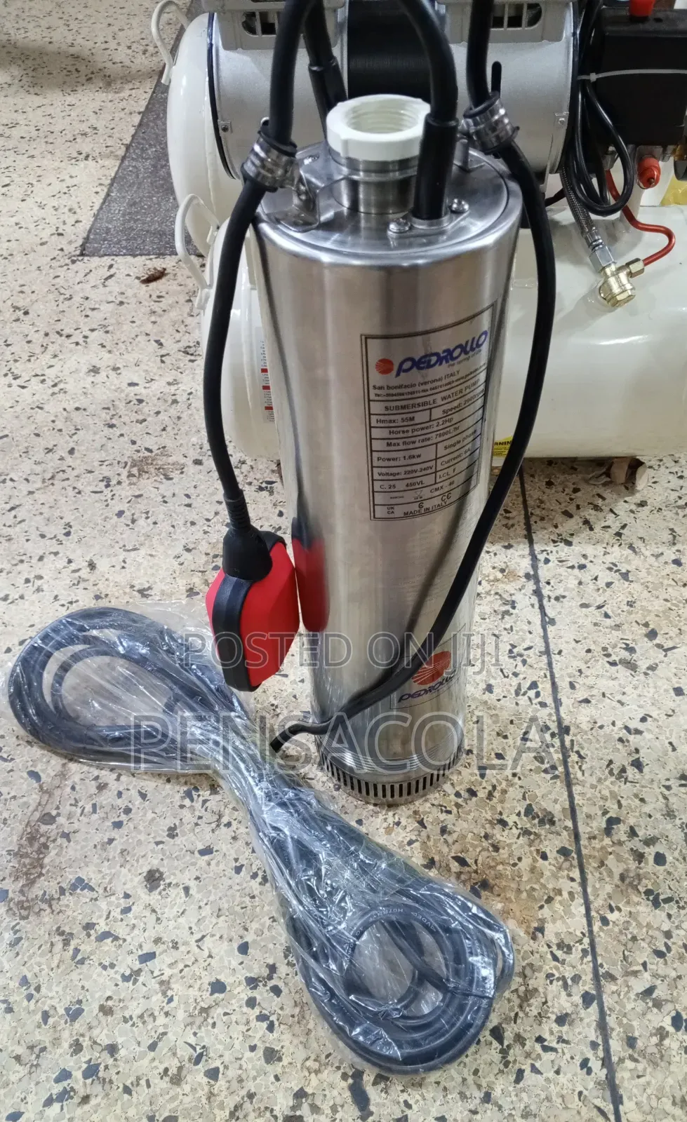 Pedrollo 55m Submersible Water Bottle