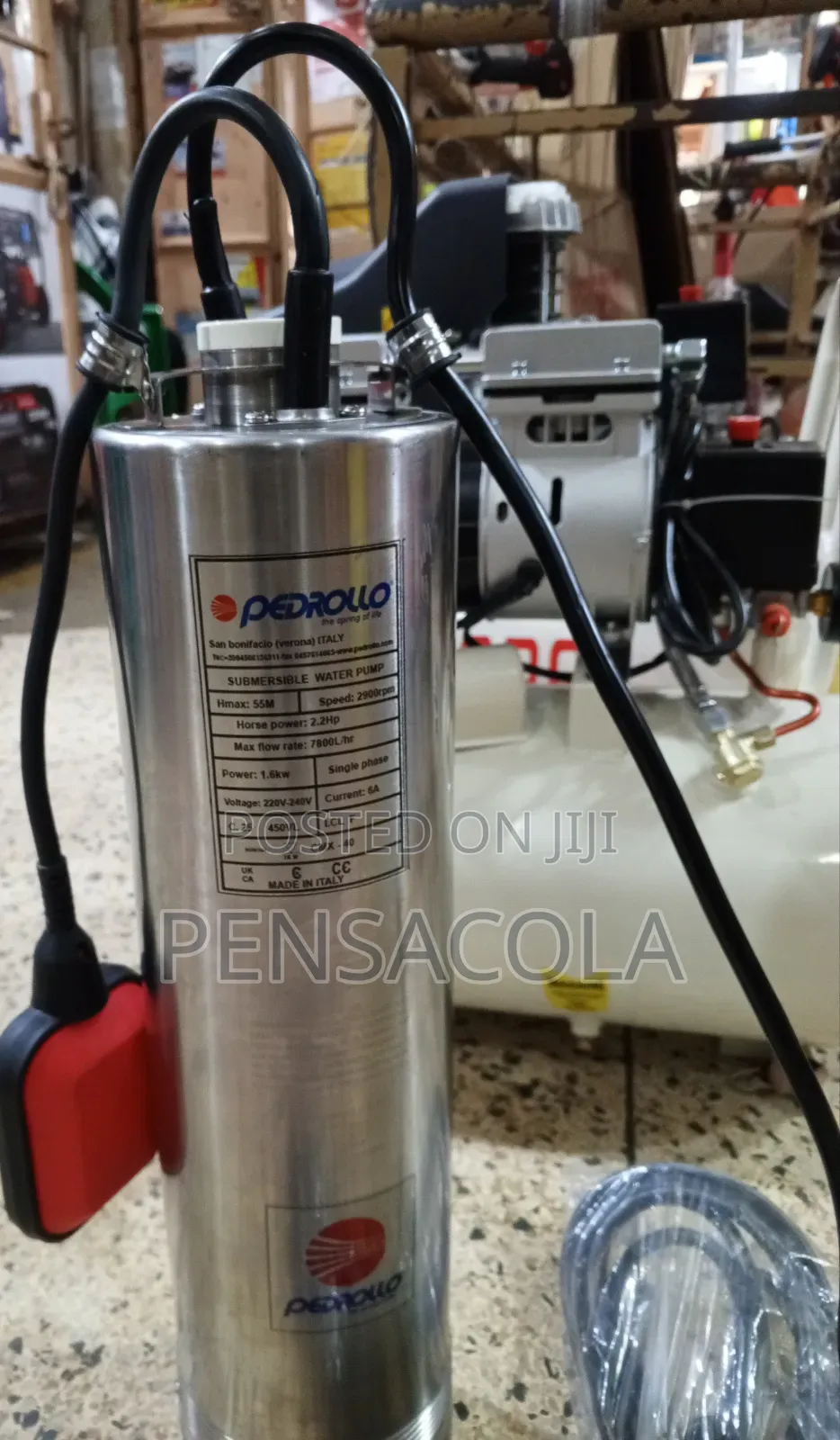 Pedrollo 55m Submersible Water Bottle
