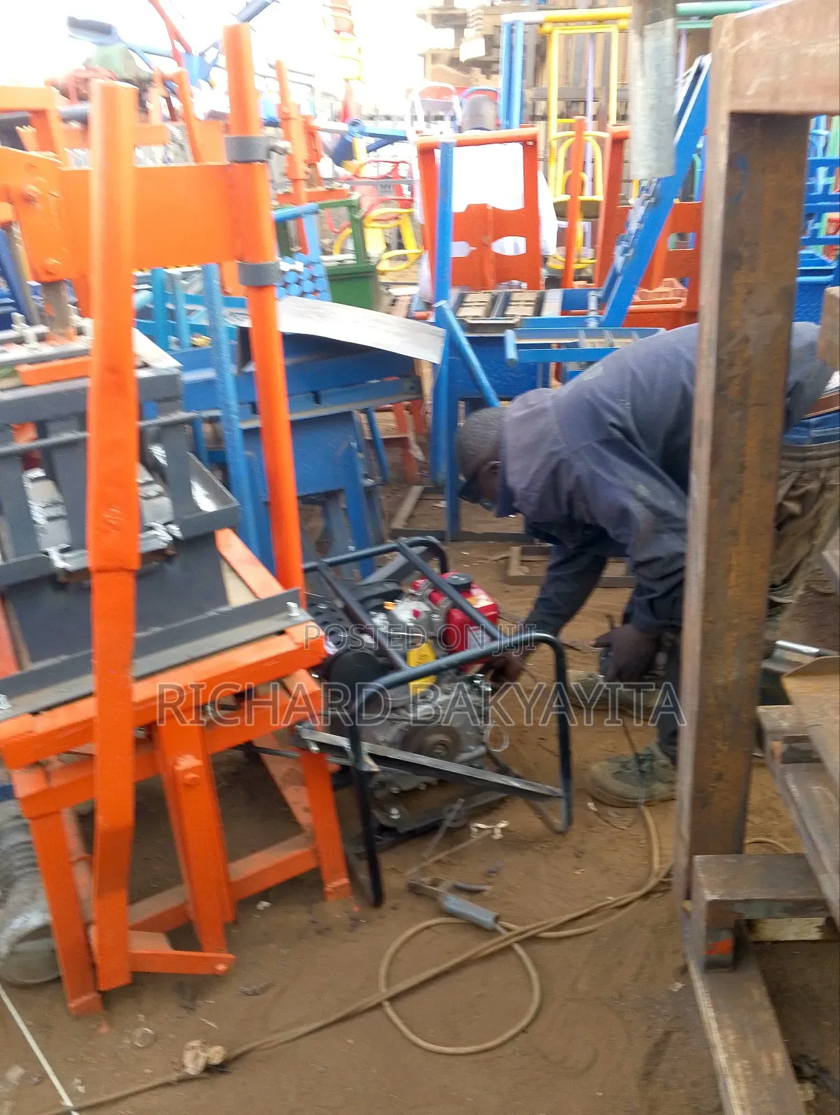 Diesel Engine Block Machine for Two Bricks