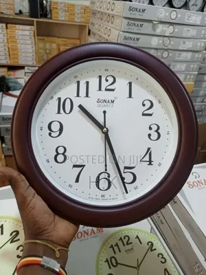 Colonial Maple Wood Wall Clock 7605