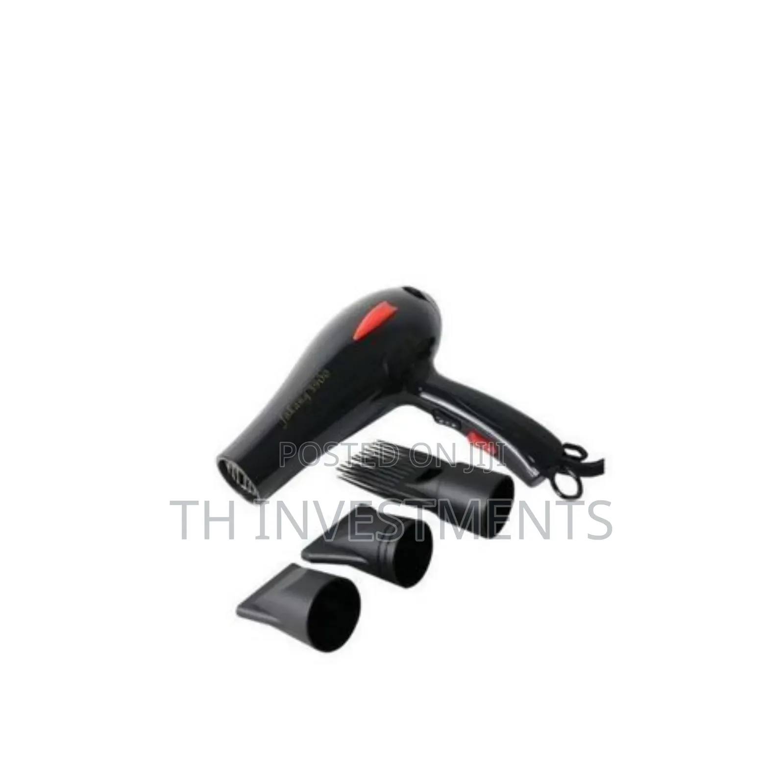 Fakang Professional Salon Hair Dryer - Black 