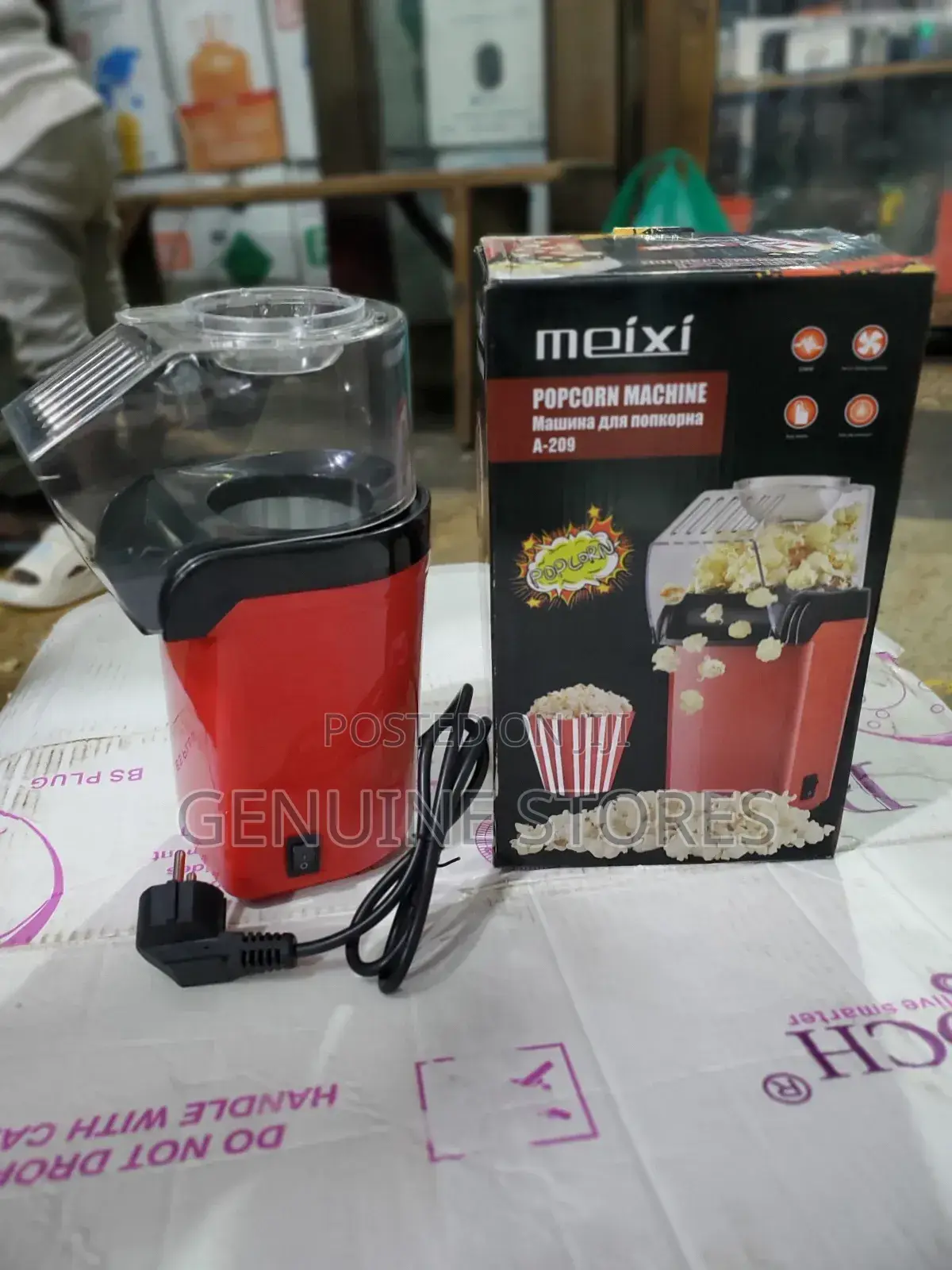 Meixi Portable Popcorn Machine and Maker.