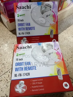 Saachi 16 Inch Orbit Ceiling Fan With Remote