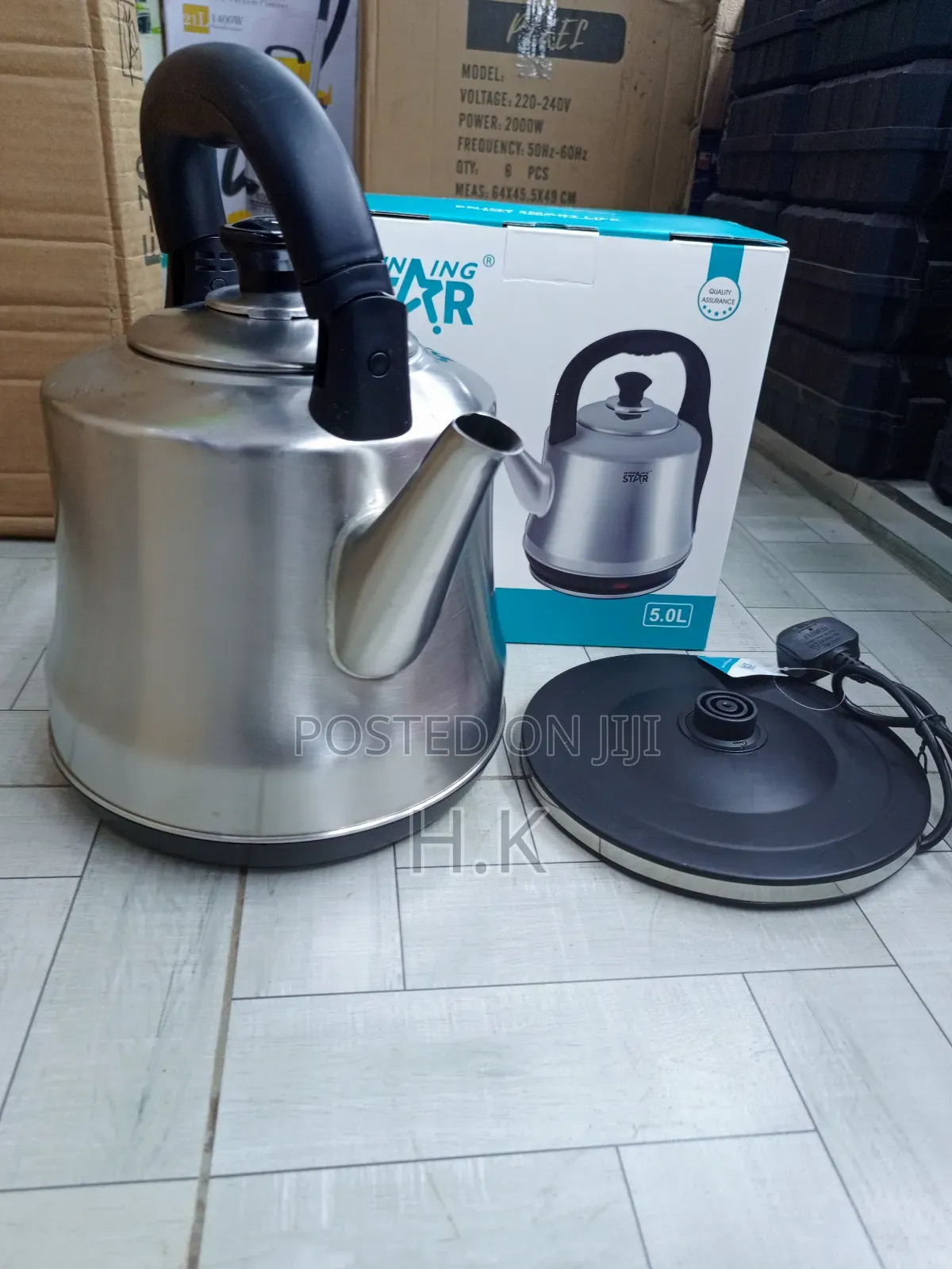 Winning Star St-602 5.0l Stainless Steel Electric Kettle