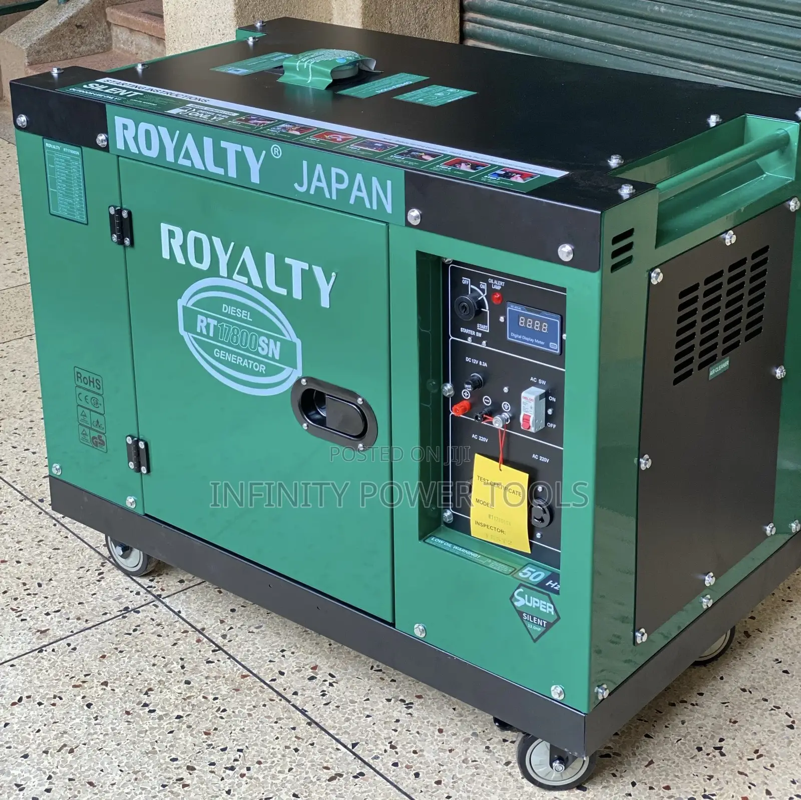 Single Phase Generator 9.5kva(Royalty)