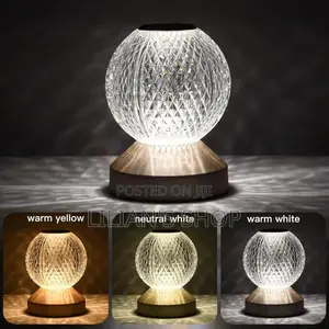 Luxurious Crystal Night Light Desk Lamp