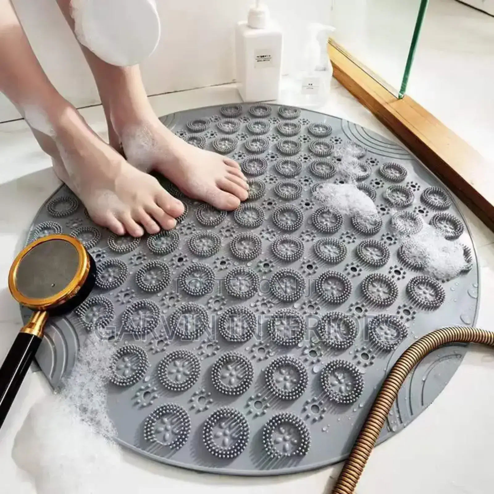 Round Bathroom Doormats
