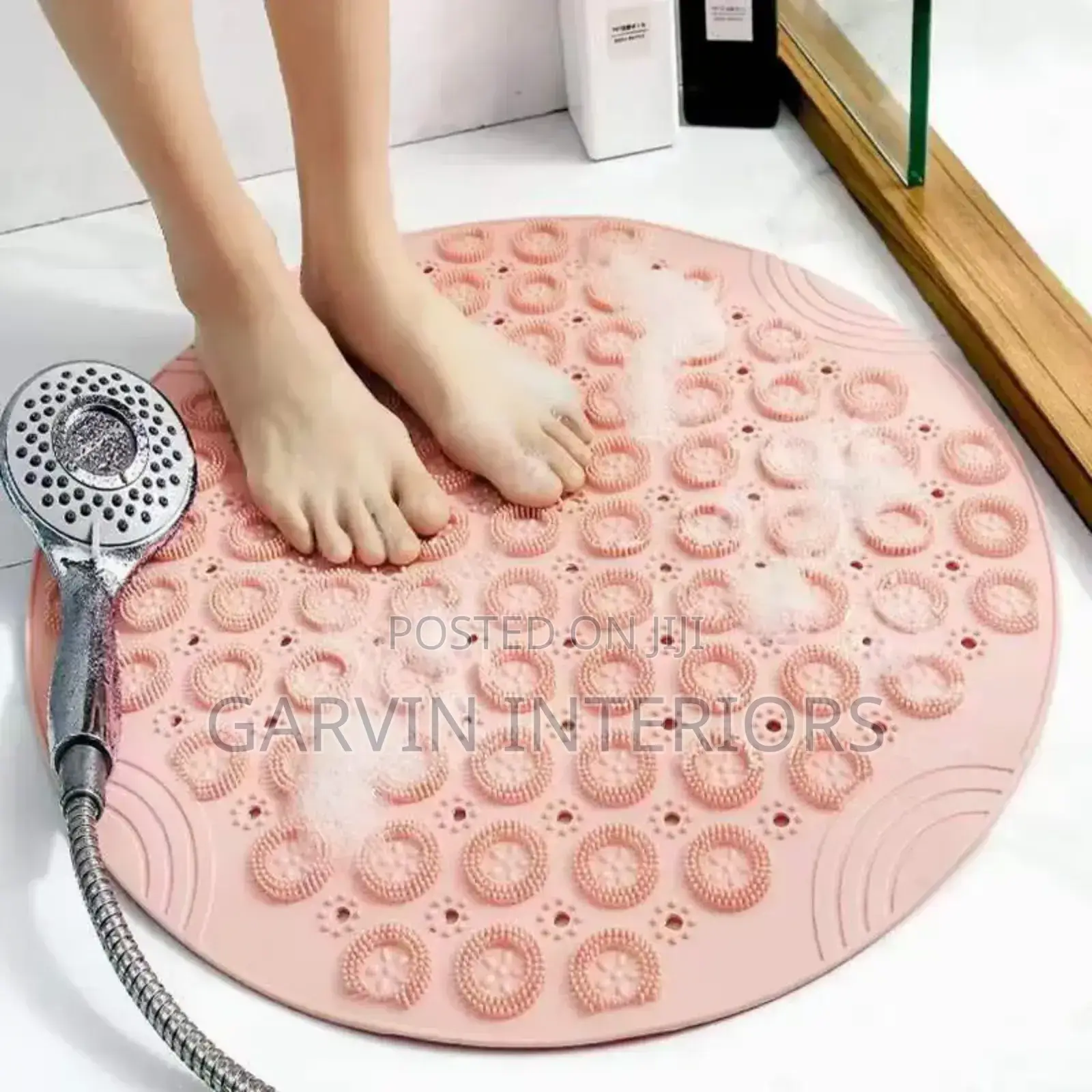 Round Bathroom Doormats