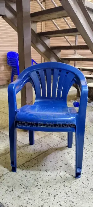 Blue Plastic Restaurant Chairs
