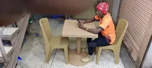 Vip Plastic Chairs and Table Set (Dining Table and Chairs)