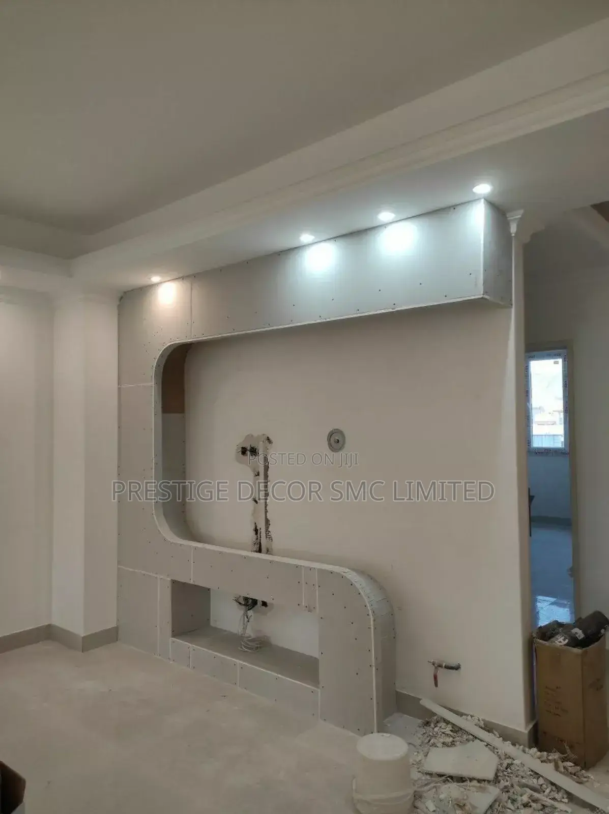 Styllish Gypsum Tv Unit