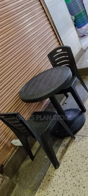 Plastic Table and Chairs 2 Seater