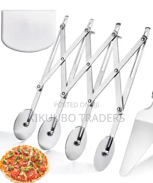 Round Stainless Steel Pizza Cutter