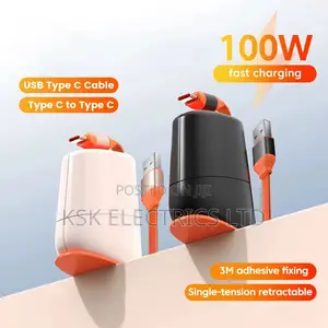 Desktop Expandable Data Cable Usb C Fast Charge Cable