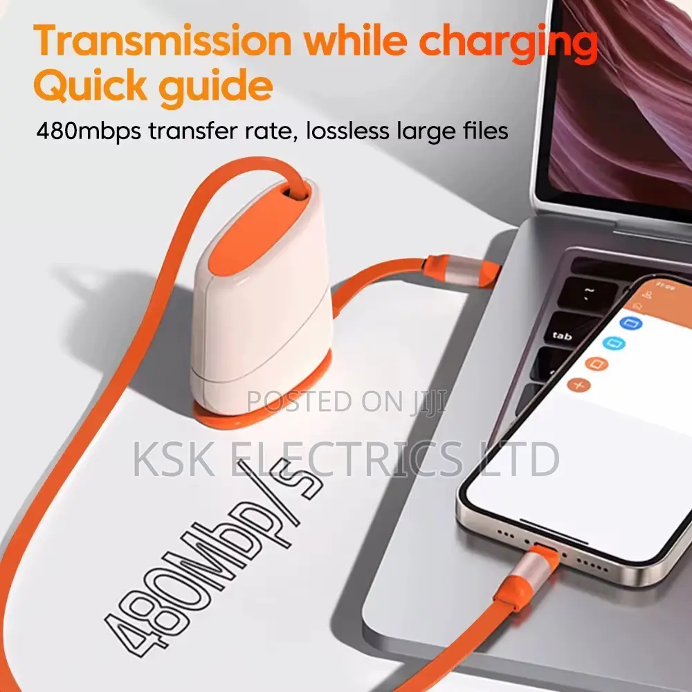Desktop Expandable Data Cable Usb C Fast Charge Cable