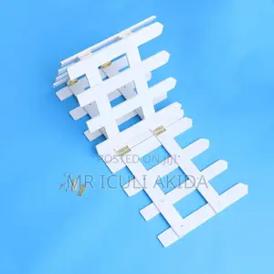 1.2mtrs White Wooden Picket Garden,Lawn,Mini House Fence