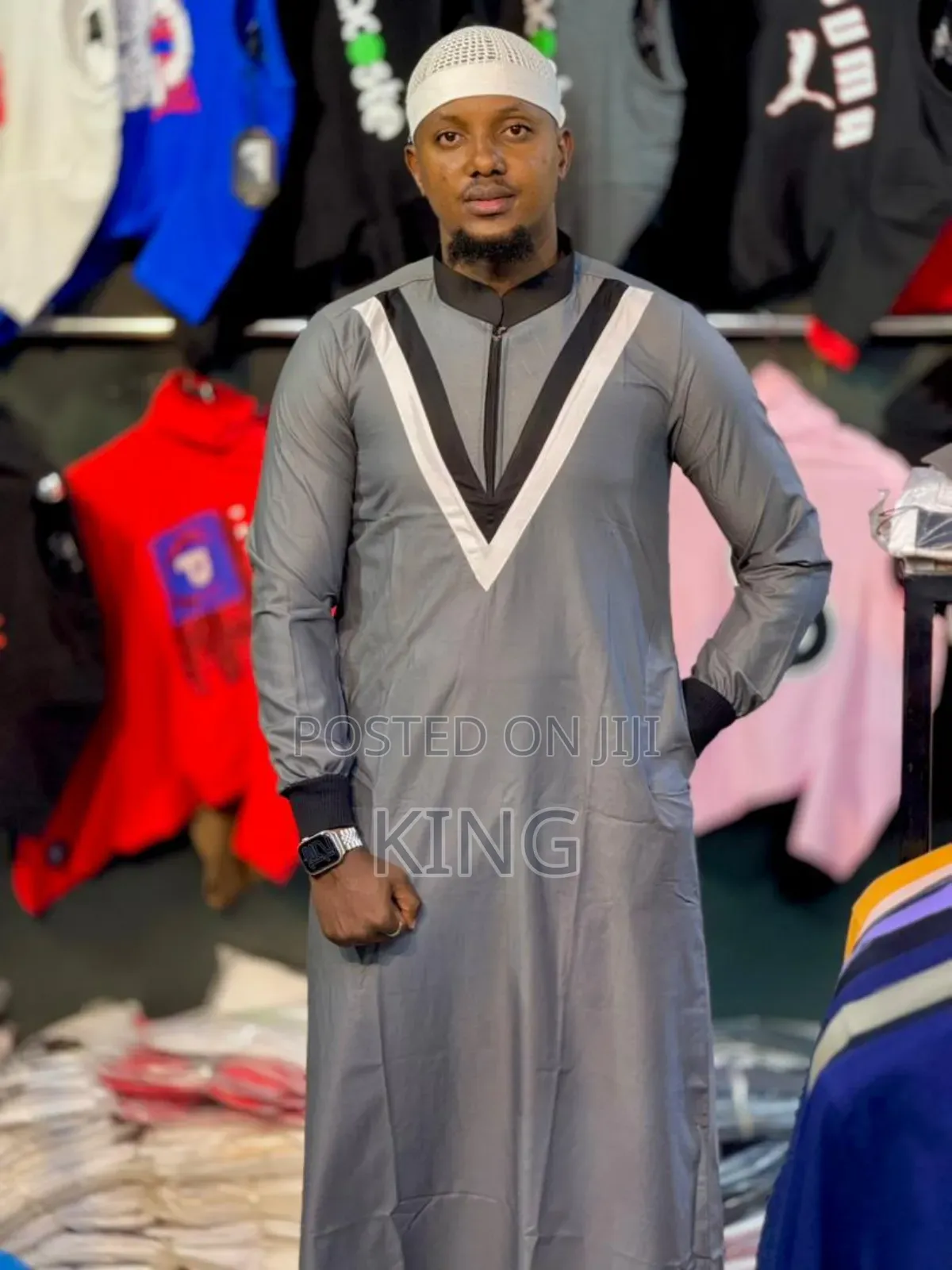 Core Grey Kanzu. Emirate Jubba