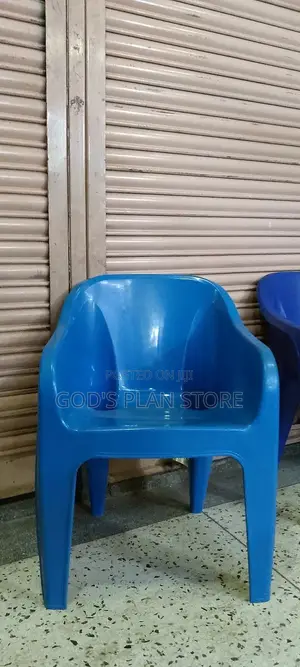 Blue Plastic Sofa Chairs