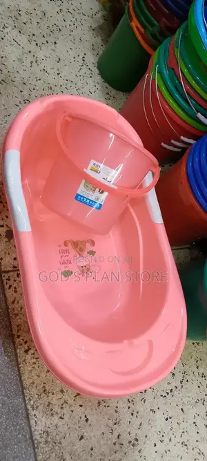 Plastic Baby Basin and Bucket
