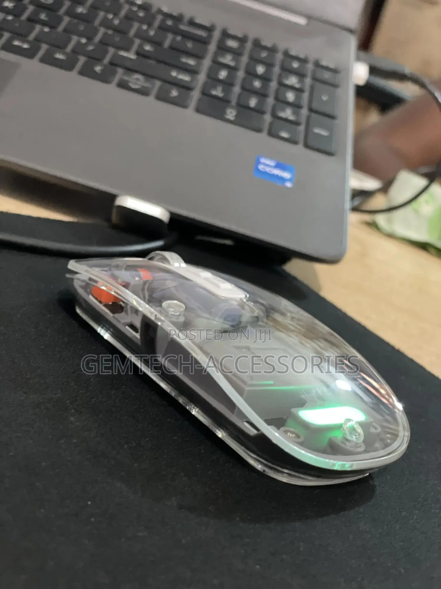 Transparent Rechargeable Wireless Mouse